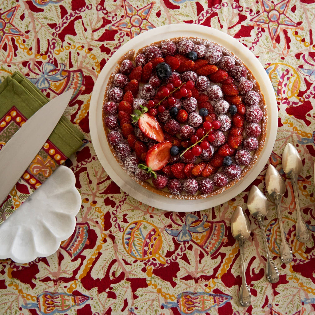 Noel Red & Green | French Tablecloths