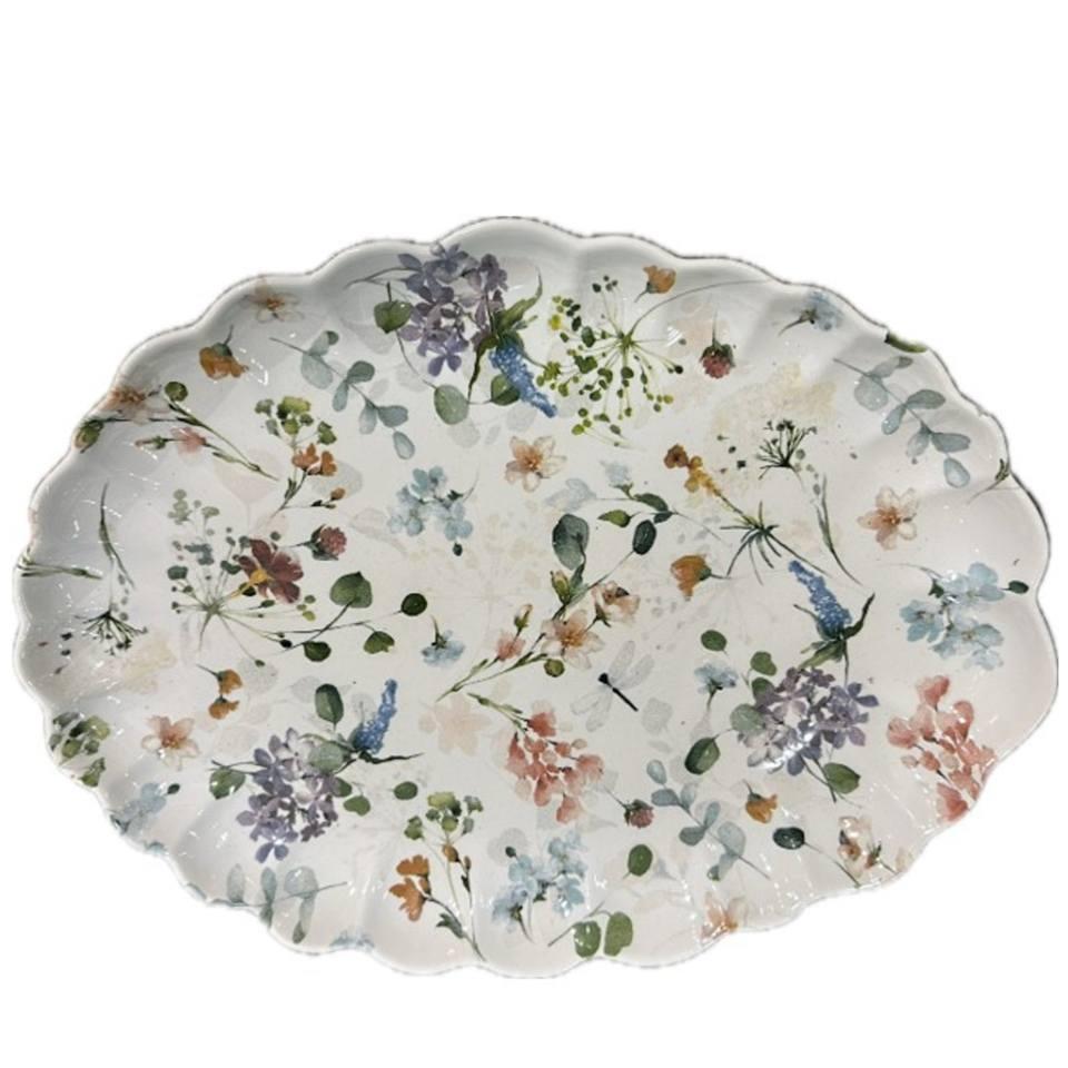Botanical Large Oval Platter