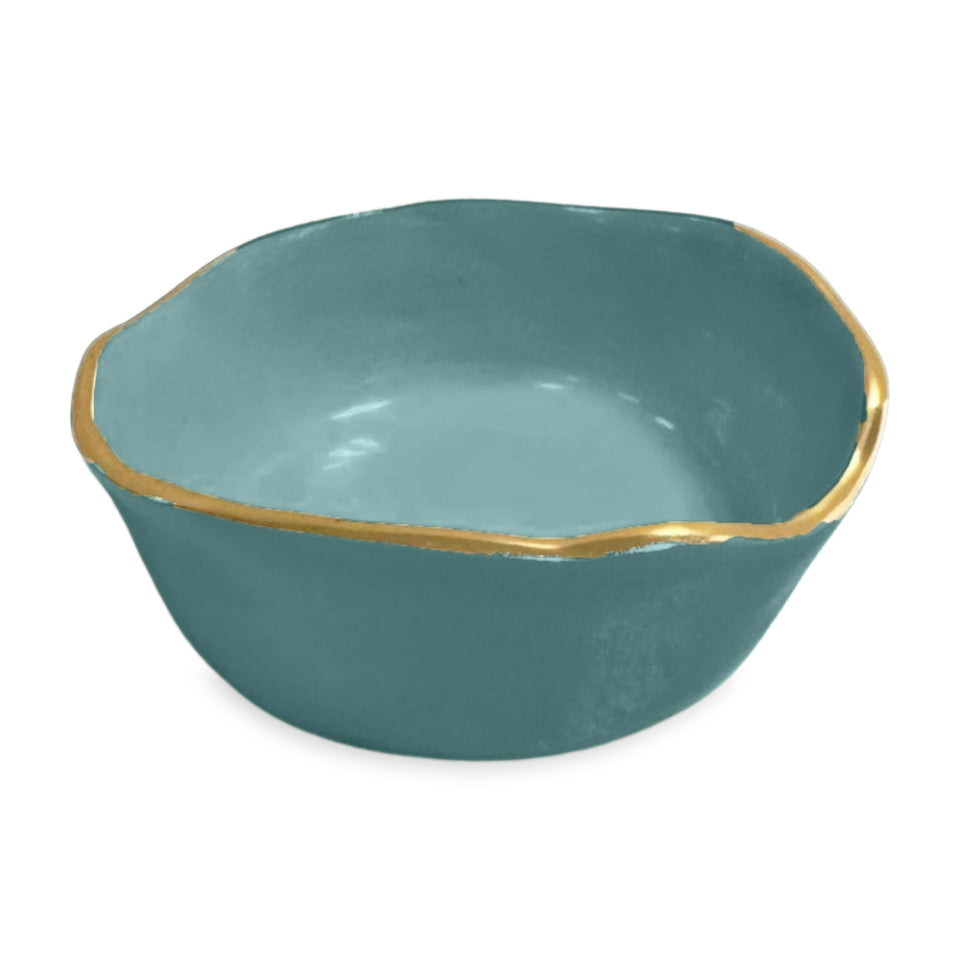 Soho Wine Coaster (Turquoise and White)