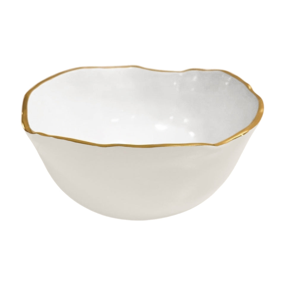 Osaka Large Bowl (Cream and White)