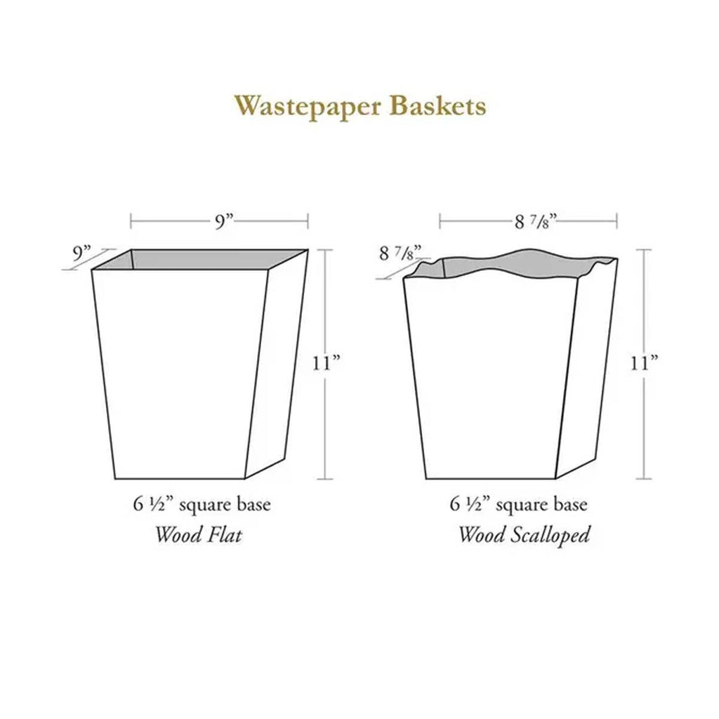 WB8440-Tortoise Shell Wastepaper Basket