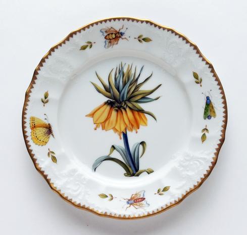 Yellow Flower Salad Plate