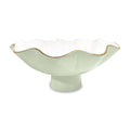 Carola Large Pedestal (Pistachio and White)