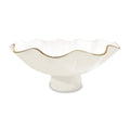 Carola Large Pedestal (Cream and White)