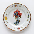 Red Poppy Salad Plate