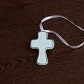 Athens Cross Ornament (Sky Blue)