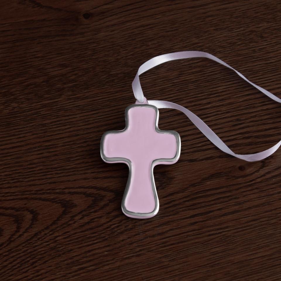 Athens Cross Ornament (Lilac)