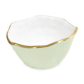 Osaka Small Bowl (Pistachio and White)