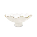 Carola Small Pedestal (Cream and White)