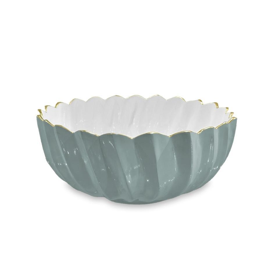 ENCANTO Orlando Medium Bowl (Slate and White)
