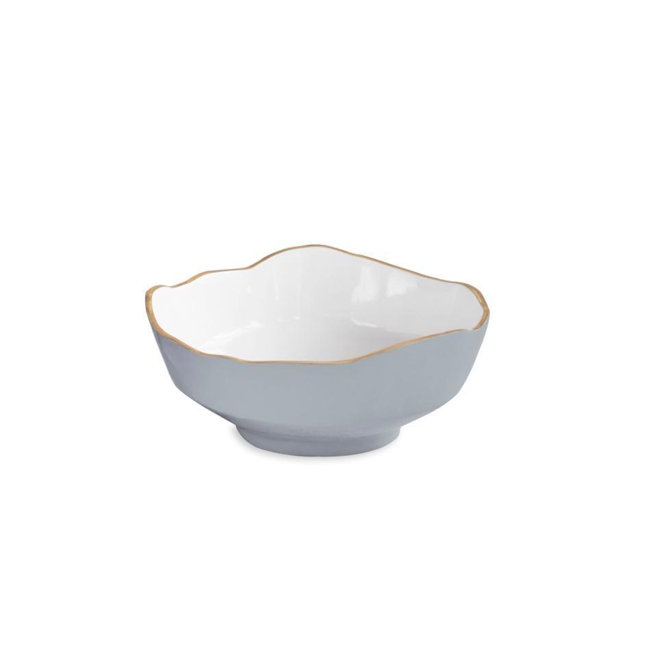 ENCANTO Dakota Small Bowl (Slate and White)