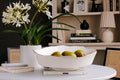 ENCANTO Dakota Large Bowl (Cream and White)