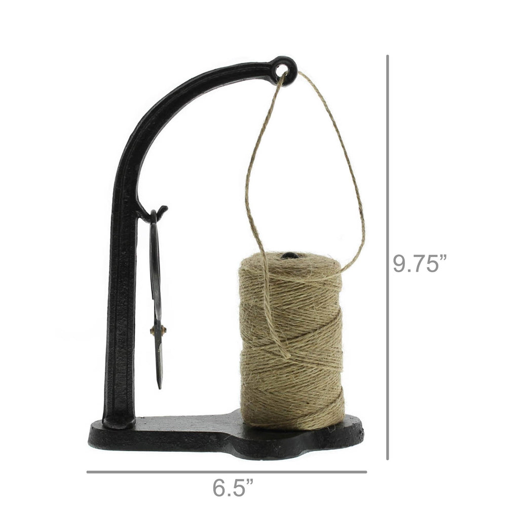 Jute Dispenser - Cast Iron - Antique Black