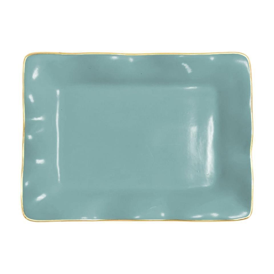 ENCANTO Vento Small Rectangular Tray (Turquoise)