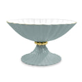 ENCANTO Vienna Small Pedestal (Slate and White)