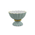 ENCANTO Vienna Mini Pedestal with Spoon (Slate and White)