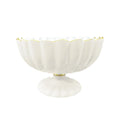 ENCANTO Vienna Medium Round Pedestal (Cream and White)