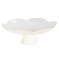 ENCANTO Amelia Pedestal Cake Plate (Cream and White)