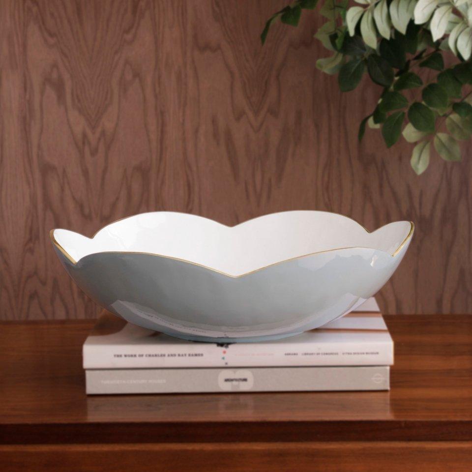 ENCANTO Amelia Large Bowl (Slate and White)