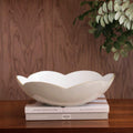 ENCANTO Amelia Large Bowl (Cream and White)