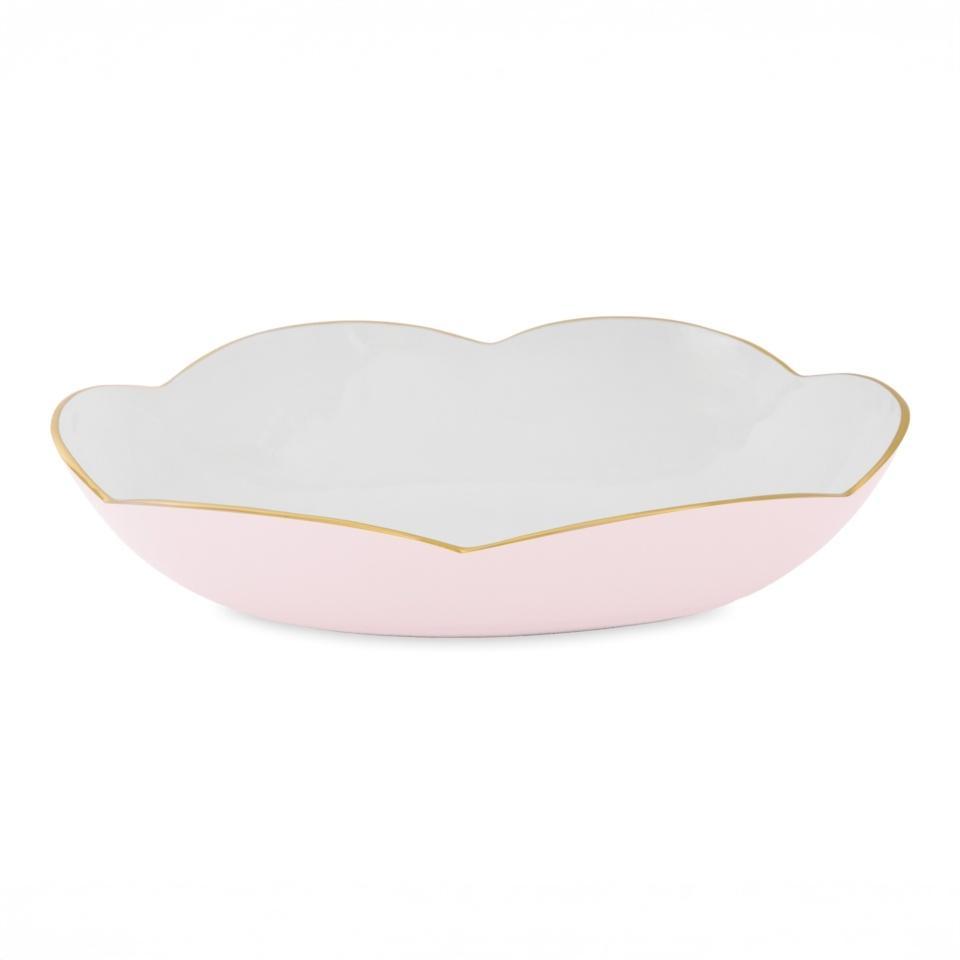 ENCANTO Amelia Extra Large Oval Bowl (Camellia and White)