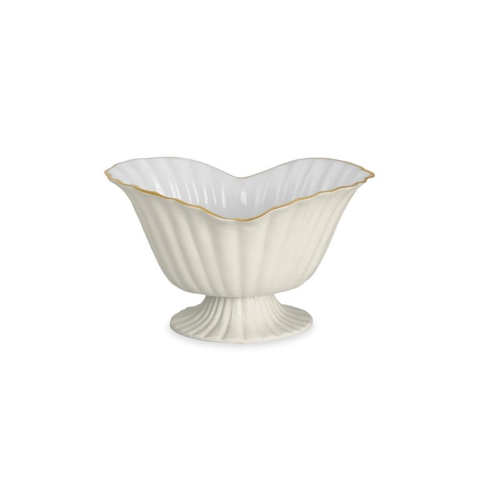 ENCANTO Vienna Medium Grissini Pedestal (Cream and white)