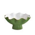 Encanto Carola Small Pedestal (Leaf Green and White)