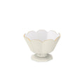 ENCANTO Vintage Faceted Pedestal (Cream and White)