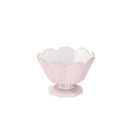 ENCANTO Vintage Faceted Pedestal (Camellia and White)