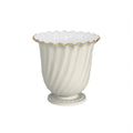 ENCANTO Swirl  Vintage Ice Bucket (Cream and White)