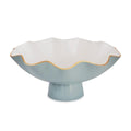ENCANTO Carola Large Pedestal (Slate and White)