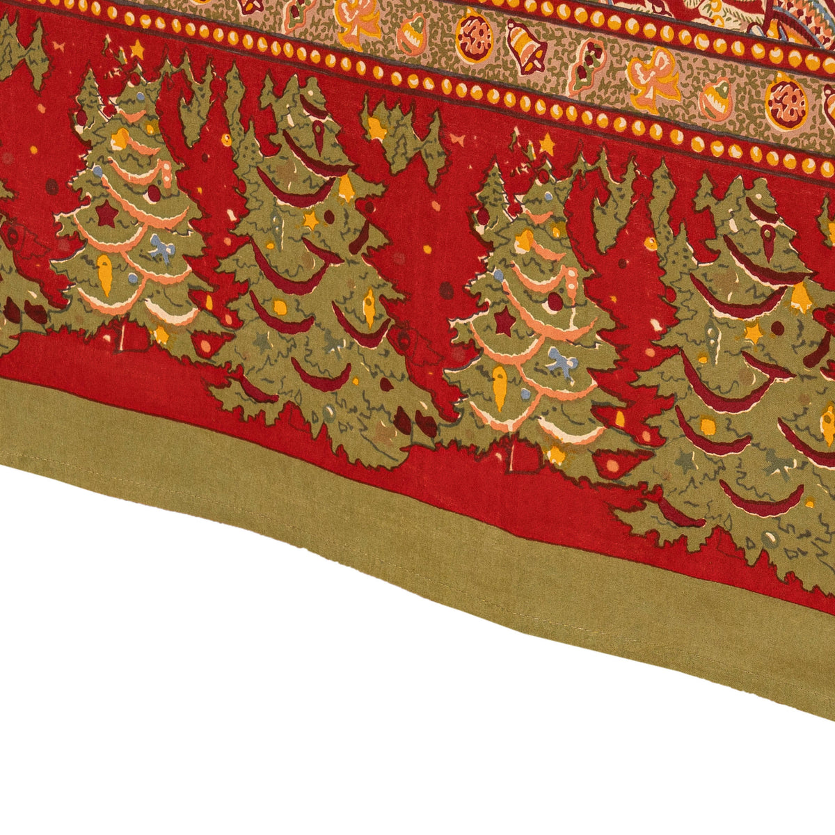 Noel Red & Green | French Tablecloths