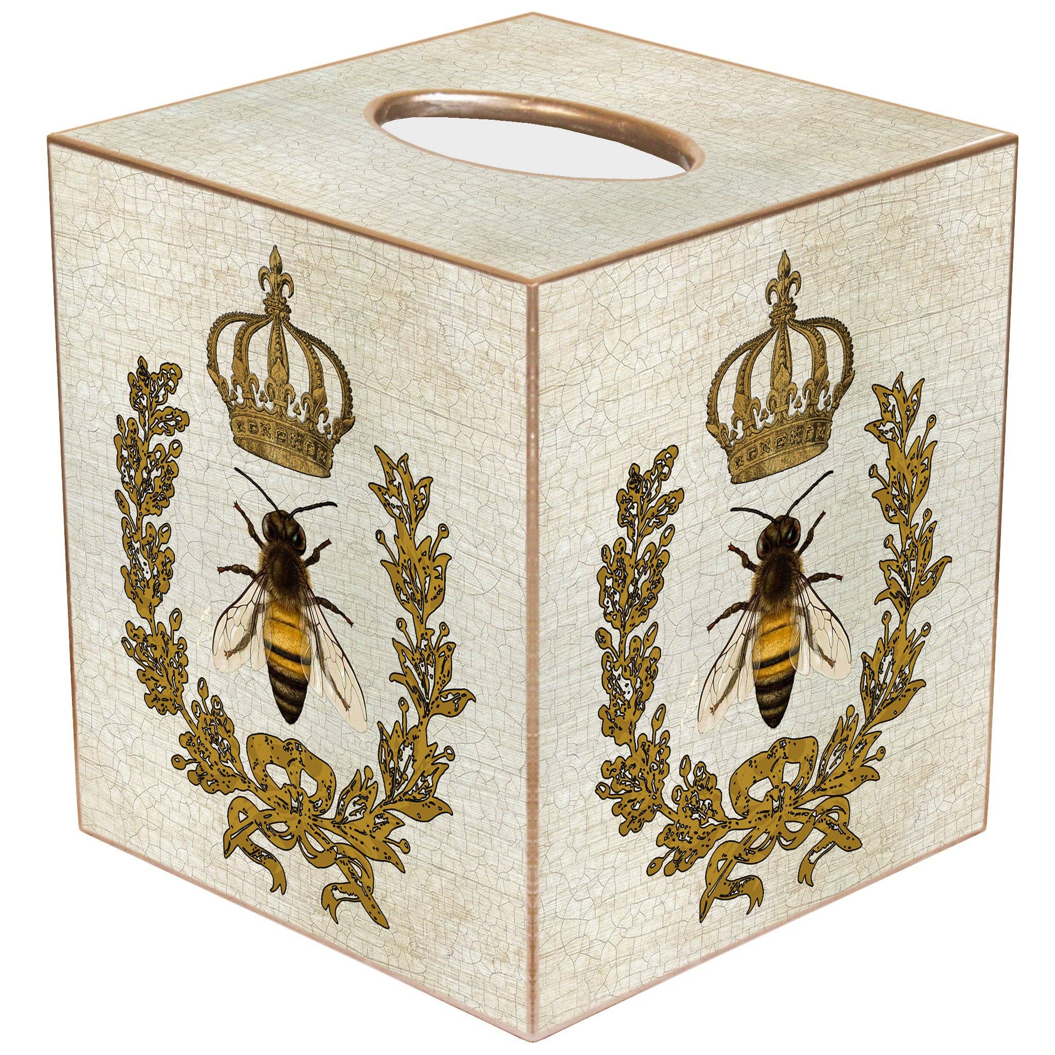 TB8699-CQueen Bee Tissue Box Cover