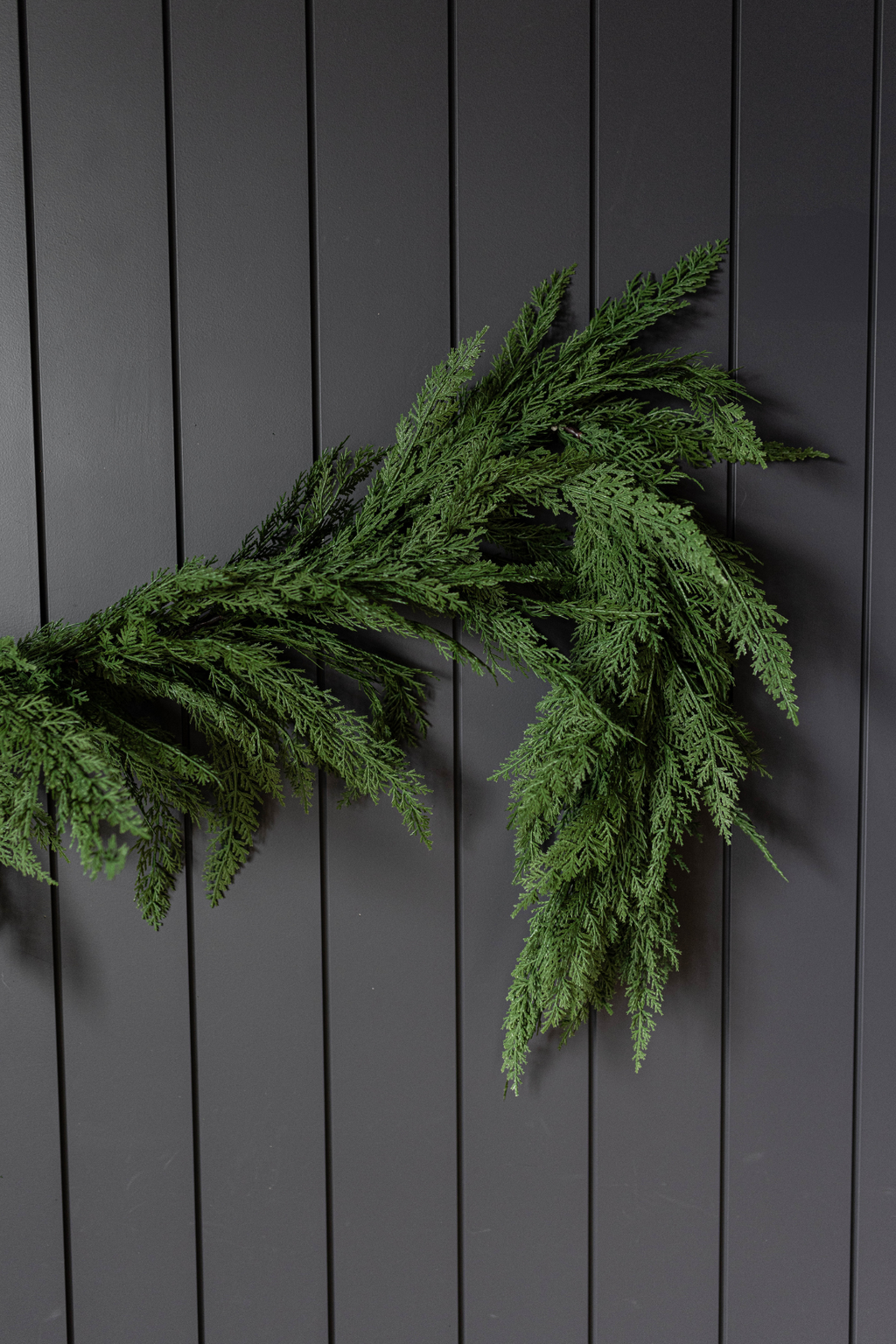 Cypress Leaf Full Real Touch Garland - 15 Ft
