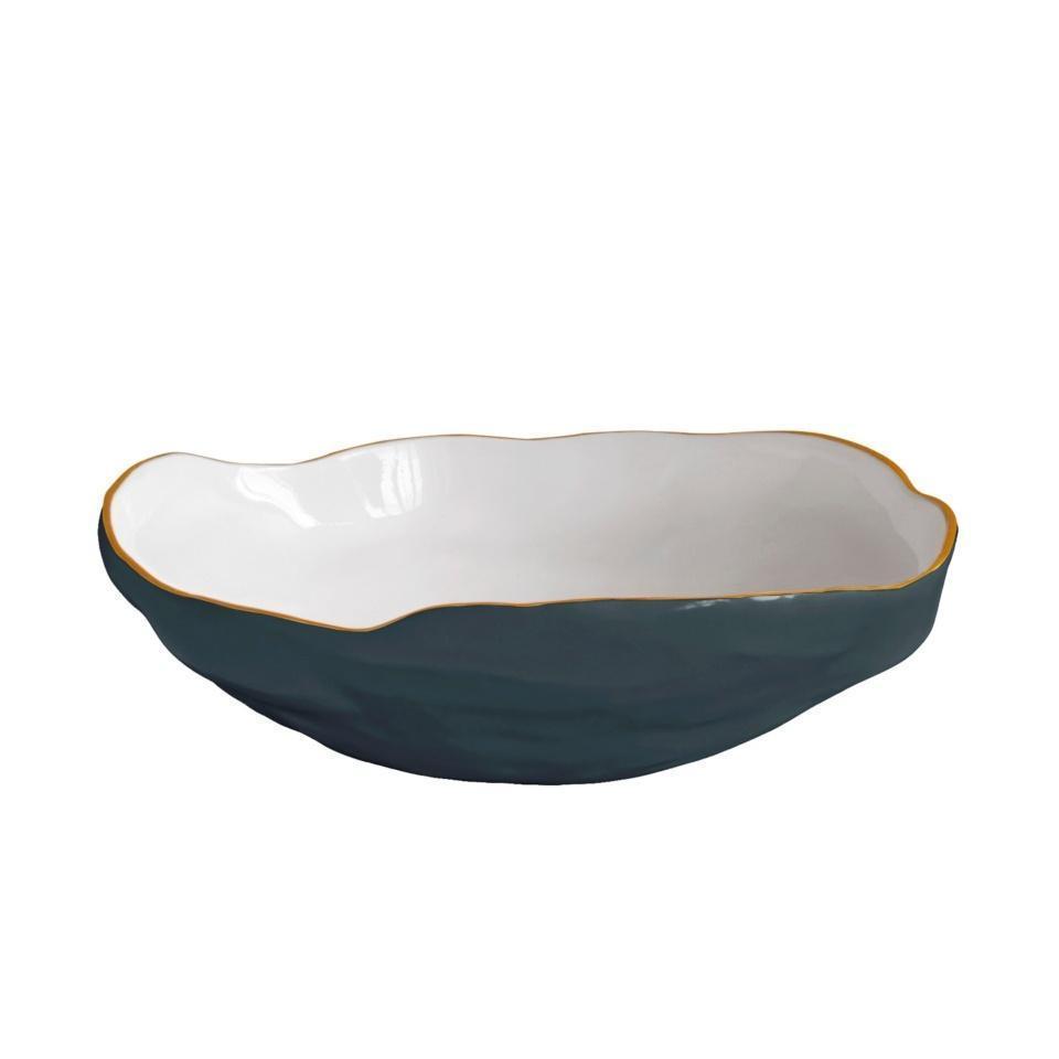 ENCANTO Nuevo Large Bowl (Midnight & White)
