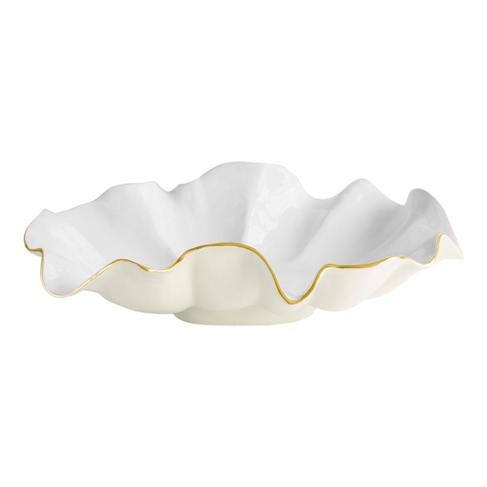 ENCANTO Aries Extra Large Bowl (Cream and White)