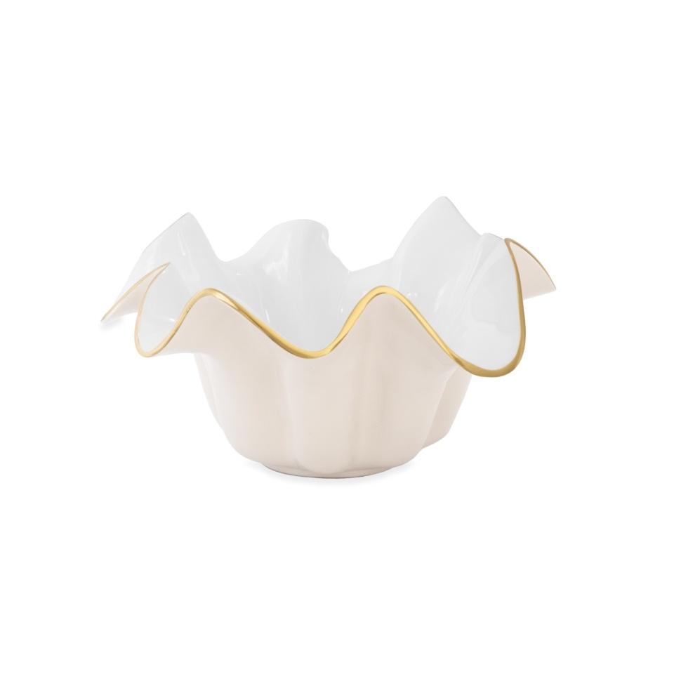 ENCANTO Medium Medusa Bowl (Cream and White)