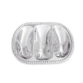 Large Triple Serving Platter