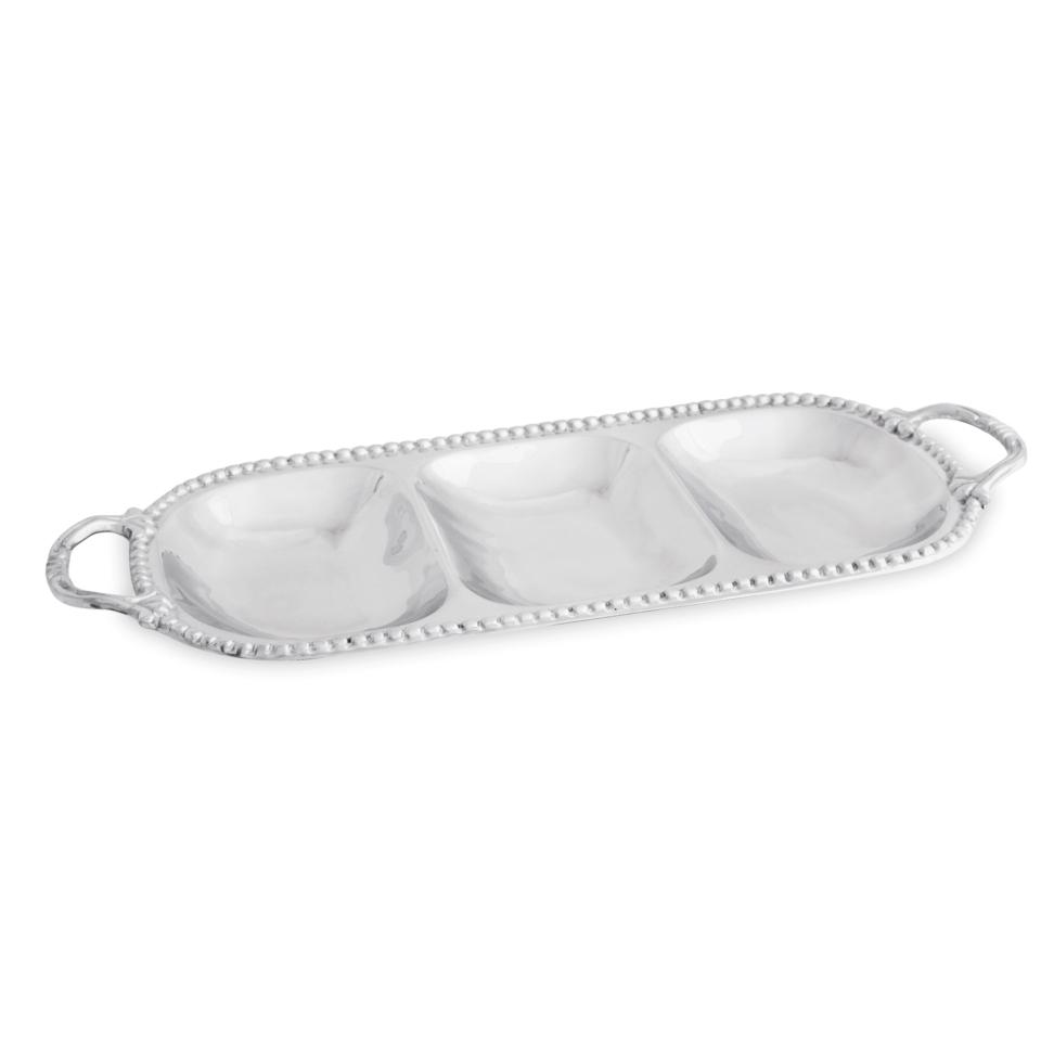 David Large Triple Condiment Tray