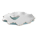 Colette Large Chip and Dip (Turquoise and White)