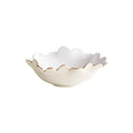 Colette Mini Round Bowl  (Cream and White)