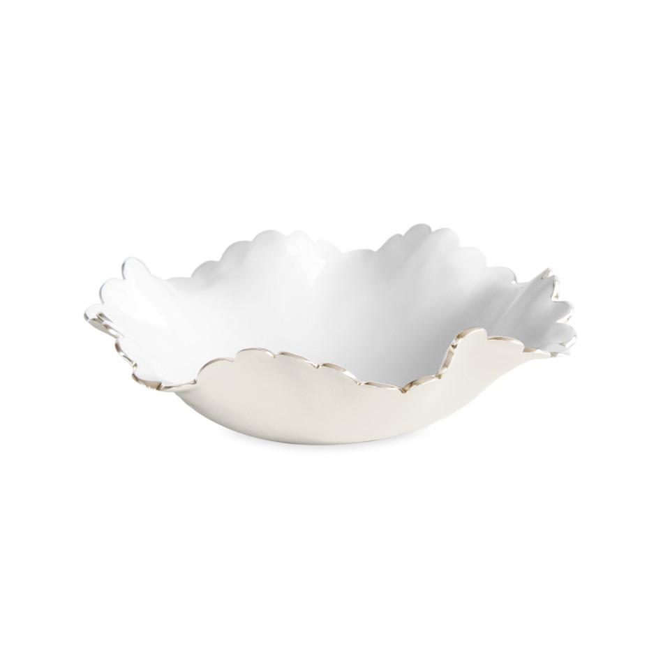 Colette Medium Bowl (Cream and White)