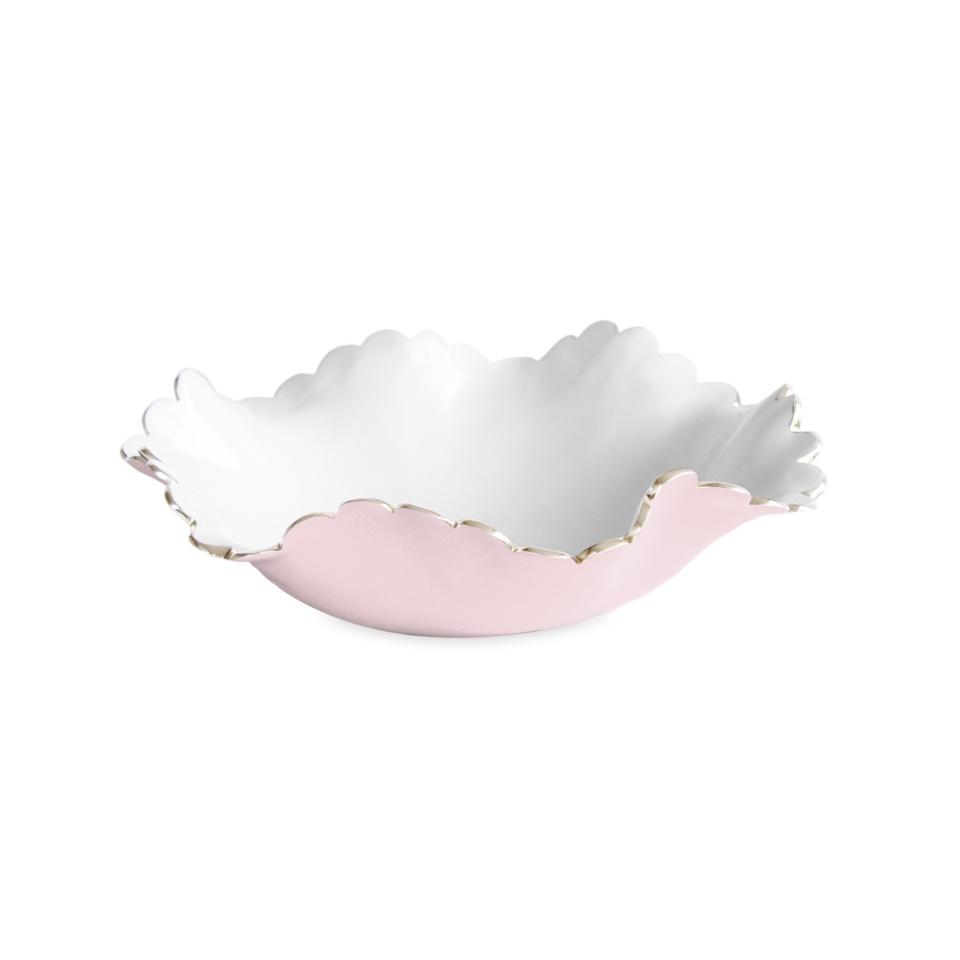 Colette Medium Bowl (Camellia and White)