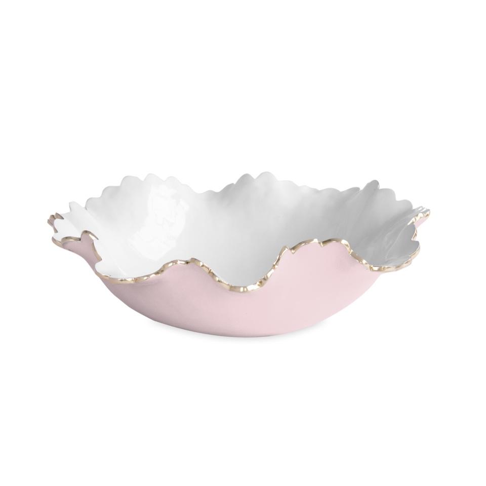 Colette Large Bowl (Camellia and White)