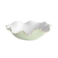 Colette Large Bowl (Pistachio and White)
