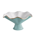 Pedestal (Turquoise and White)
