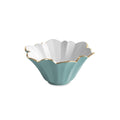Avril Small Bowl (Turquoise and White)