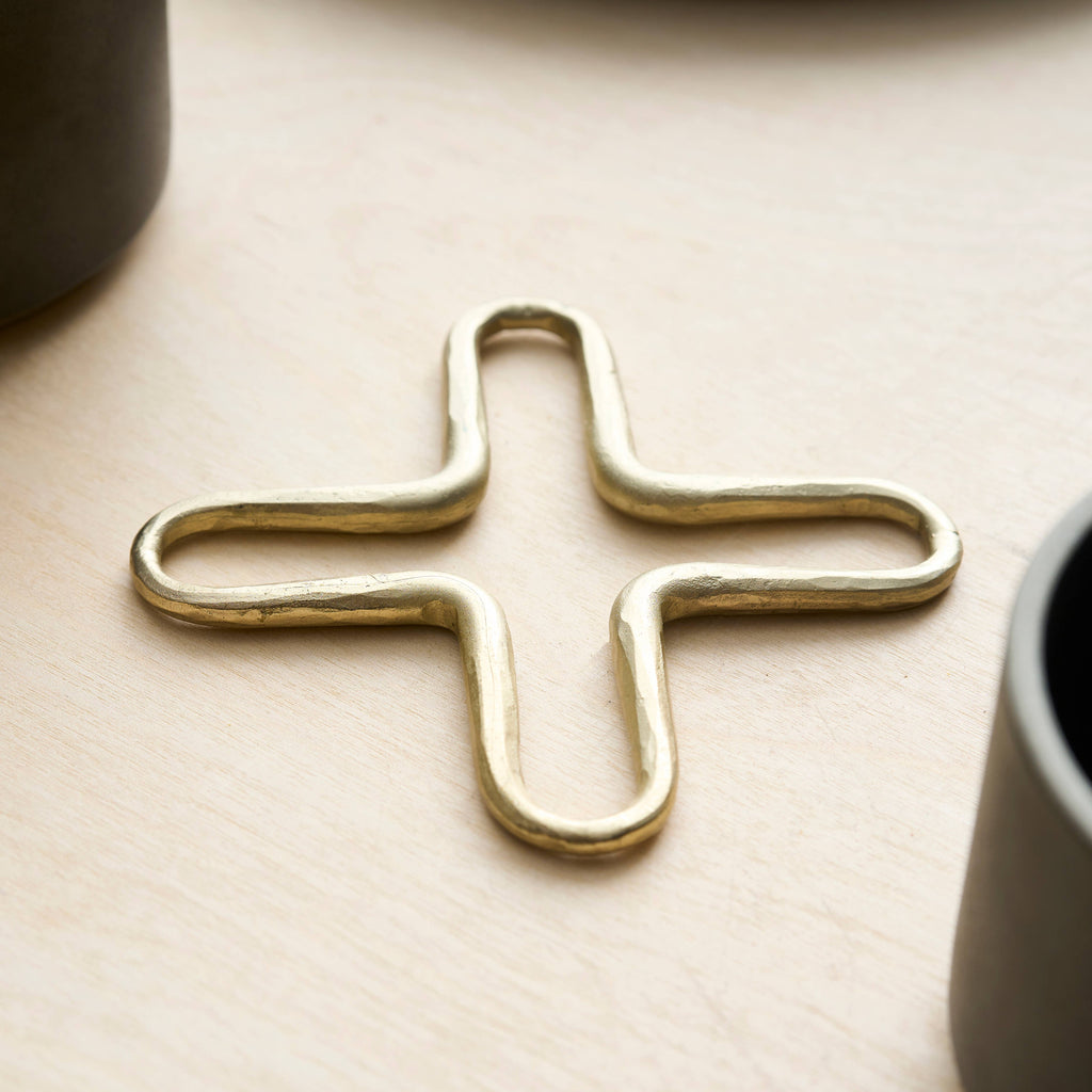 Forge Brass Mini Trivets - Set of 2