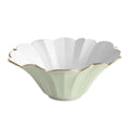 Avril Large Bowl (Pistachio and White)