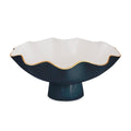 Carola Large Pedestal (Midnight and White)